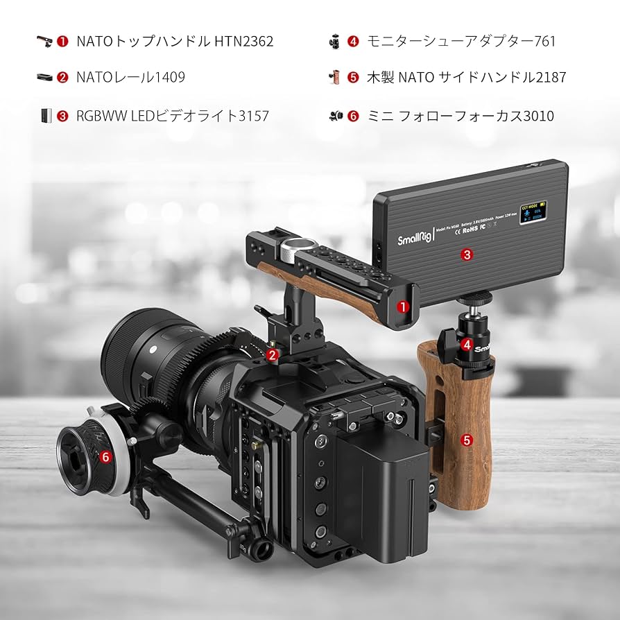 Amazon | SmallRig ミニ フォローフォーカス Mini Follow Focus